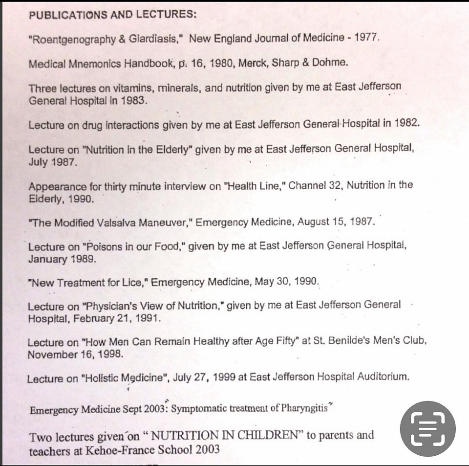 Publications and lectures